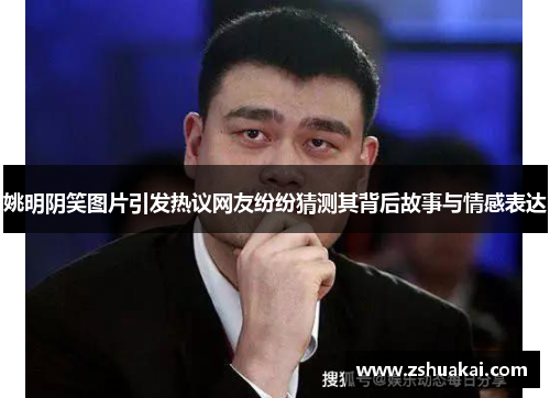 姚明阴笑图片引发热议网友纷纷猜测其背后故事与情感表达